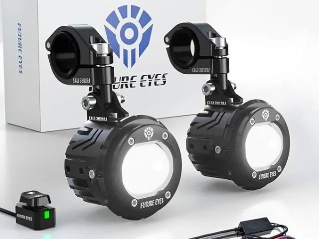Противотуманные фары F20P 120W 71мм белый + белый IP67 (проводная кнопка) GF20P0426A6662 FUTURE EYES