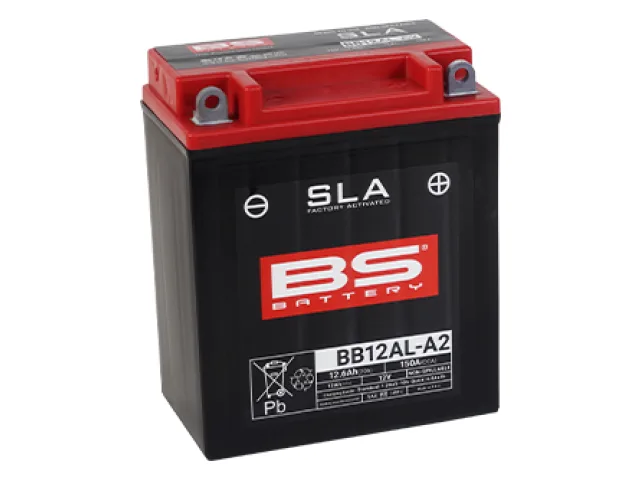BB12AL-A2 Аккумулятор BS, 12В, 12Ач 155 А 134х80х160, обратная (-/+), (YB12AL-A2) 310564 BS Battery