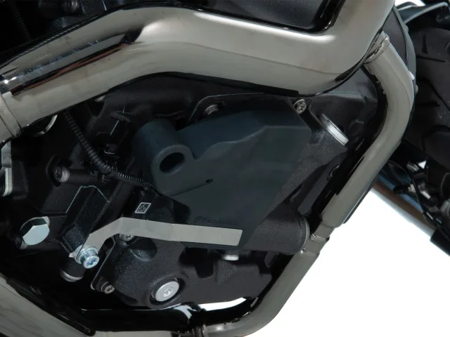 Защита датчика уровня масла R1300 (Oil Level Sensor Guard R 1300 - black) (13221-002  + 14221-002-ANB) Wunderlich, фото 4