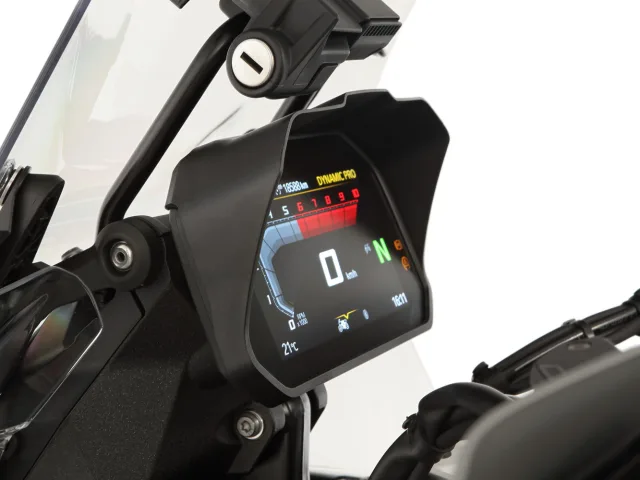 Козырек на приборную панель TFT (Wunderlich Glare shield for Cockpit TFT 6.5 inch - Connectivity Display - black), фото 2