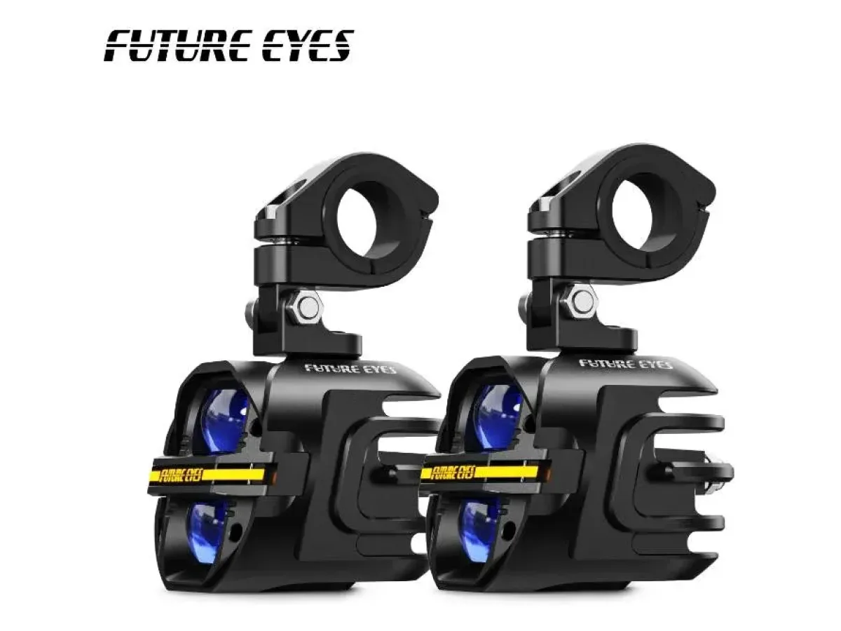 Противотуманные фары X80 120W 80мм желтый + белый IP67 (проводная кнопка) GFSX800626B07099 FUTURE EYES
