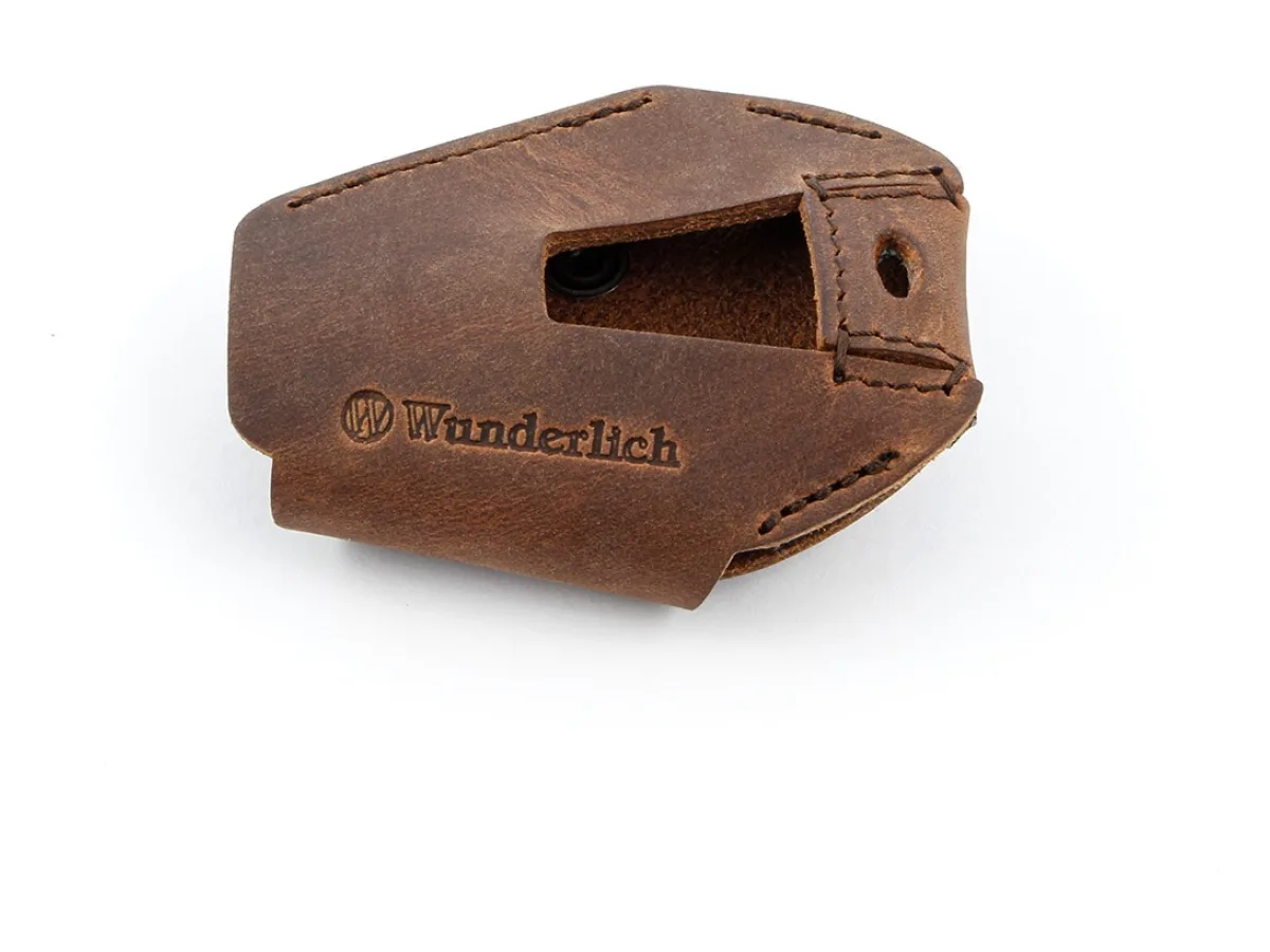 Чехол для Key Less пульта нового образца (коричневая кожа) Keyless Ride Leather Key Pouch - Genuine leather - brown, фото 3