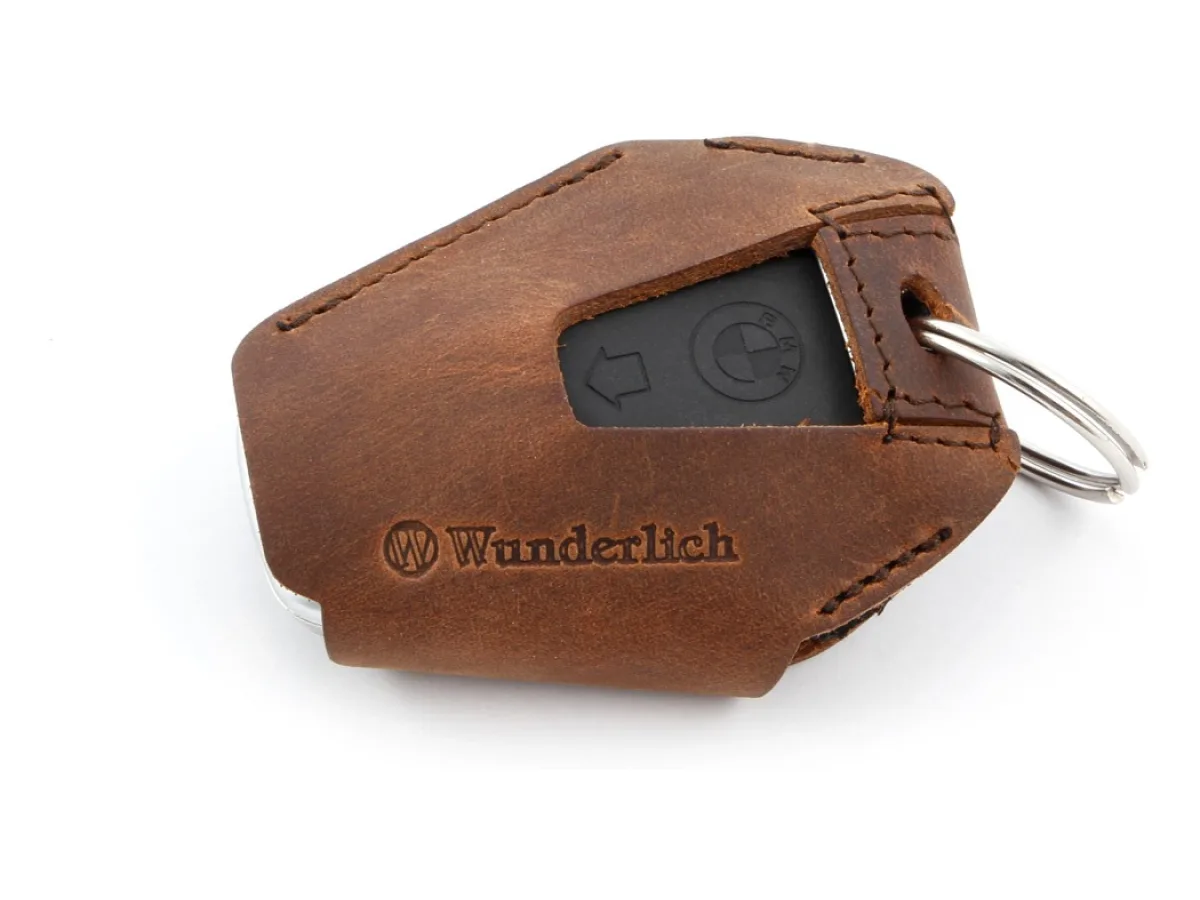 Чехол для Key Less пульта нового образца (коричневая кожа) Keyless Ride Leather Key Pouch - Genuine leather - brown, фото 2