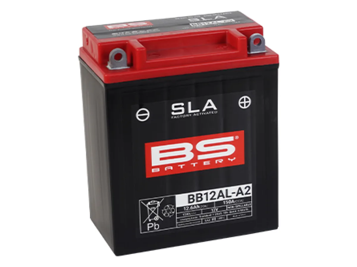 BB12AL-A2 Аккумулятор BS, 12В, 12Ач 155 А 134х80х160, обратная (-/+), (YB12AL-A2) 310564 BS Battery