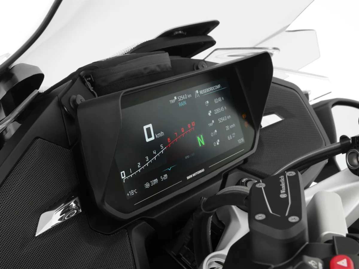 Козырек на приборную панель TFT (Wunderlich glare shield for TFT 10.25” cockpit - Connectivity Display - black), фото 2