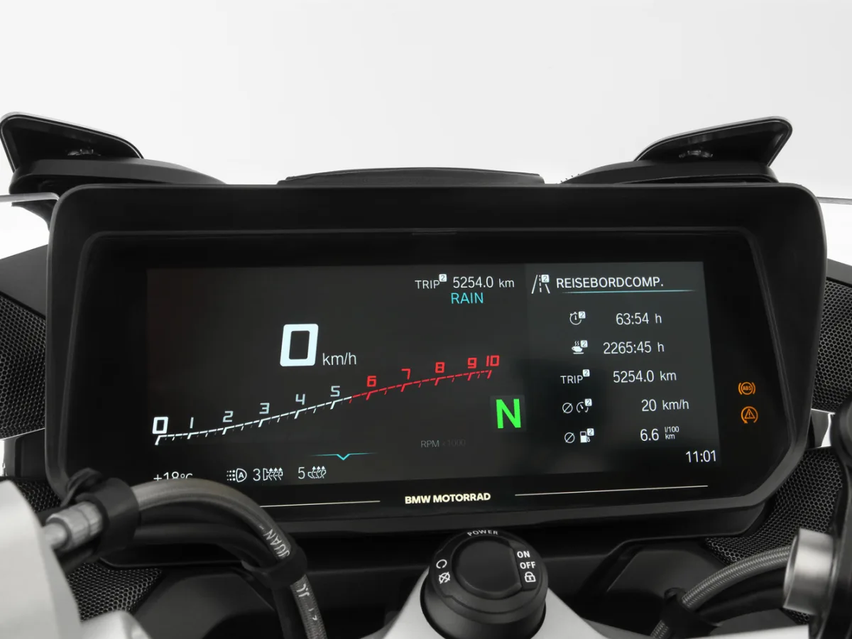 Козырек на приборную панель TFT (Wunderlich glare shield for TFT 10.25” cockpit - Connectivity Display - black), фото 3