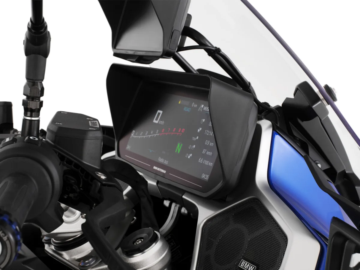 Козырек на приборную панель TFT (Wunderlich glare shield for TFT 10.25” cockpit - Connectivity Display - black), фото 5