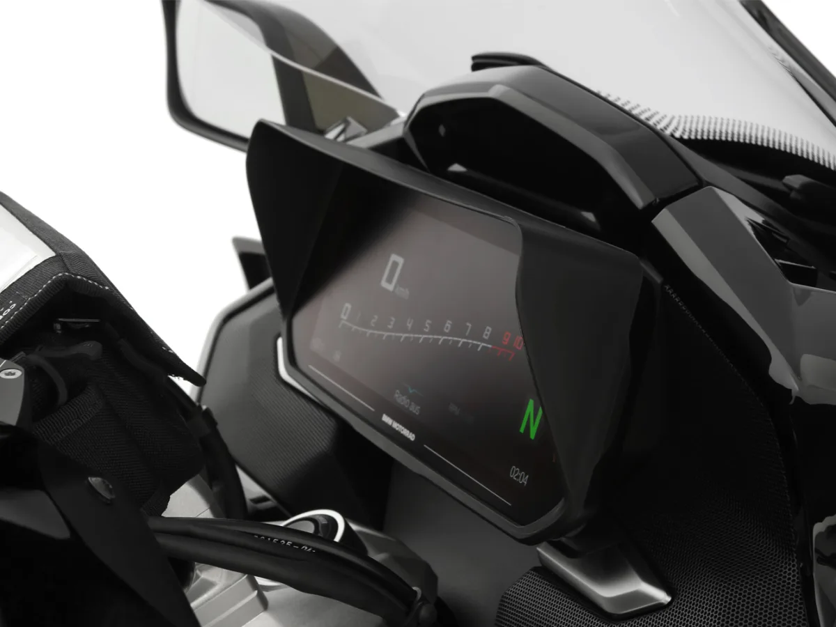Козырек на приборную панель TFT (Wunderlich glare shield for TFT 10.25” cockpit - Connectivity Display - black), фото 7