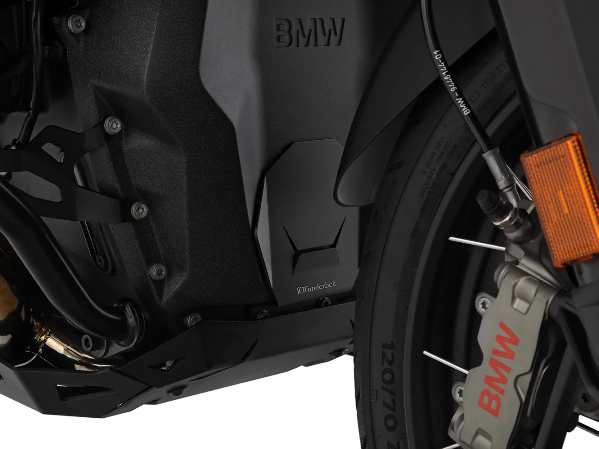 Защита пер крышки двигателя металл Engine housing protection R1300 - black 13222-002 Wunderlich, фото 2