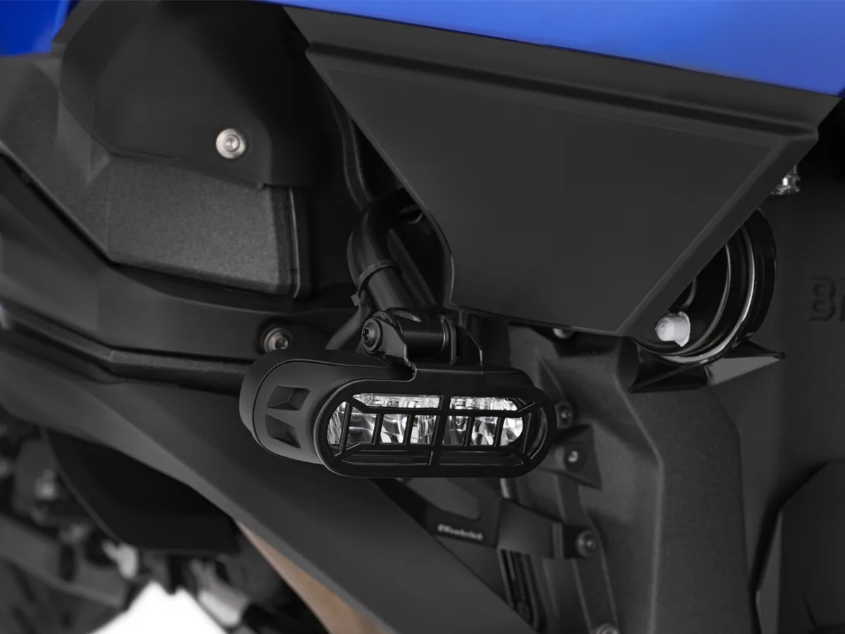 Защита стекол штатного допсвета R1300RT (Headlight guard for original LED auxiliary headlights R 1300 RT - black), фото 3