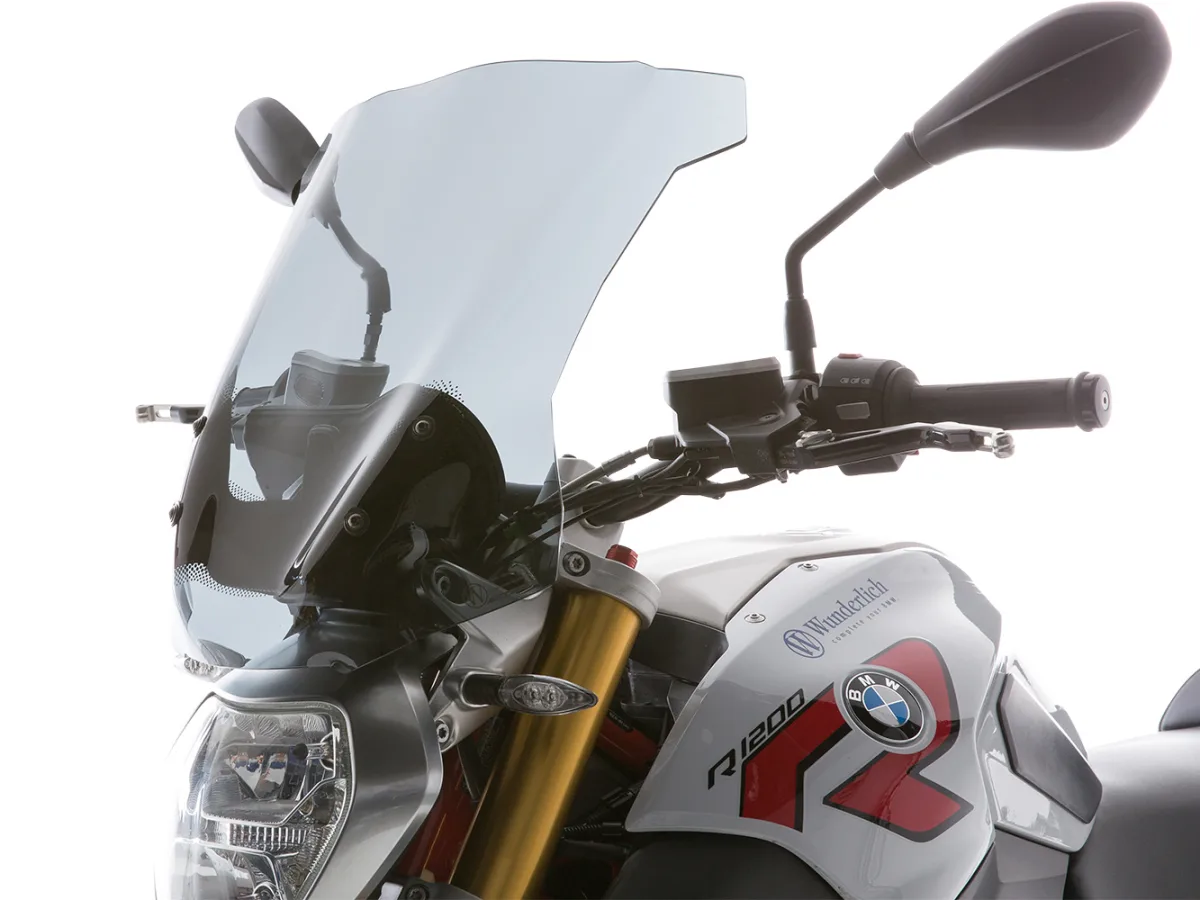 Ветровое стекло Marathon для R1200R LC высокое дымчатое (windshield MARATHON R 1200 R LC - high - smoked grey), фото 3