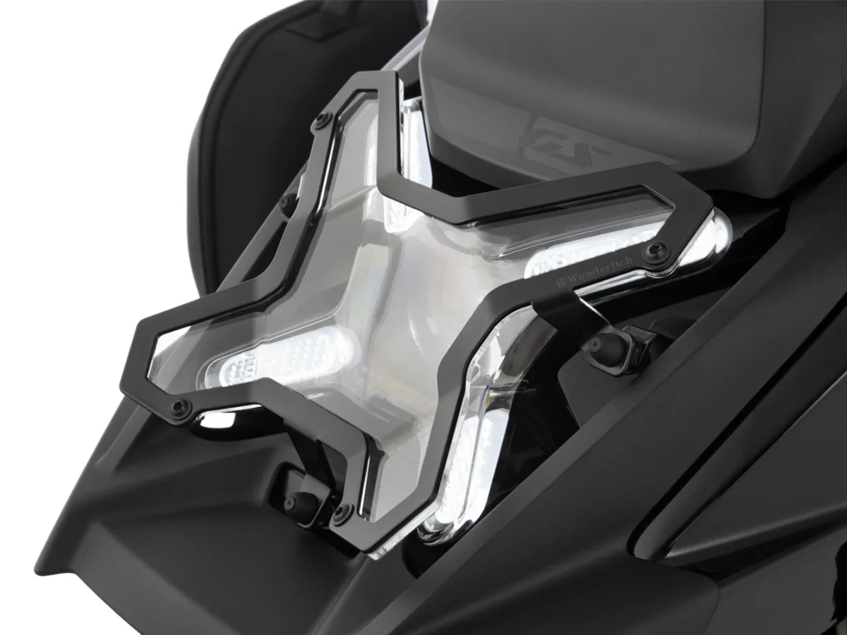 Защита фары прозрачная R1300GSA (Комплект 13260-102-VM + 13261-002-ANB) 13261-102 Wunderlich, фото 5