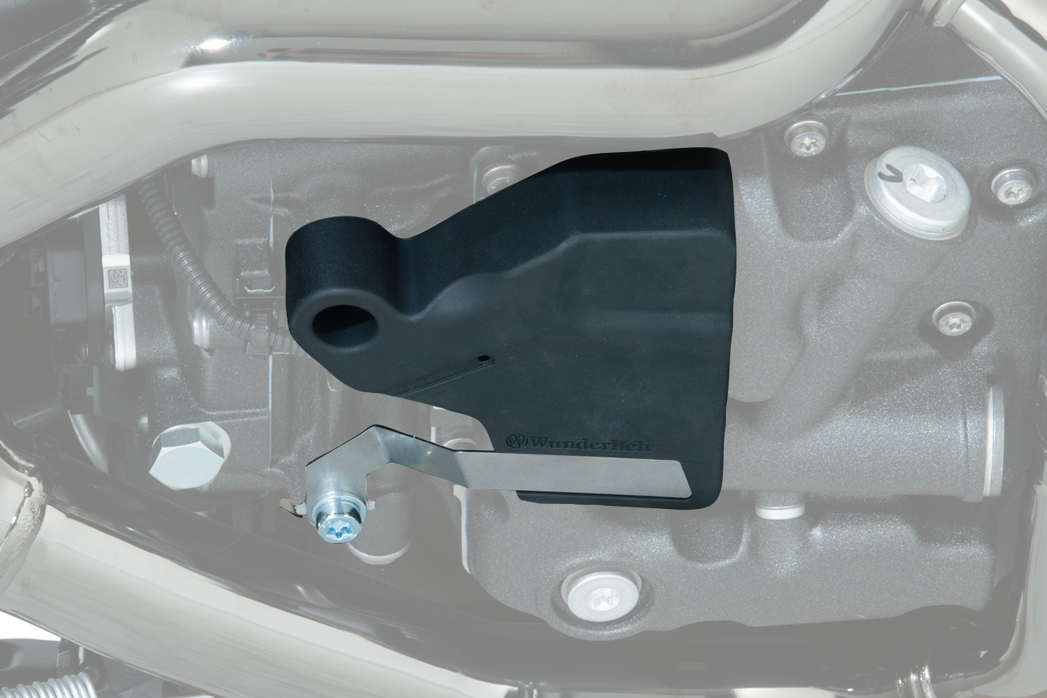 Защита датчика уровня масла R1300 (Oil Level Sensor Guard R 1300 - black) (13221-002  + 14221-002-ANB)
