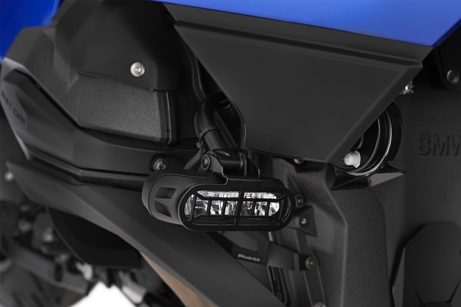 Защита стекол штатного допсвета R1300RT (Headlight guard for original LED auxiliary headlights R 1300 RT - black)