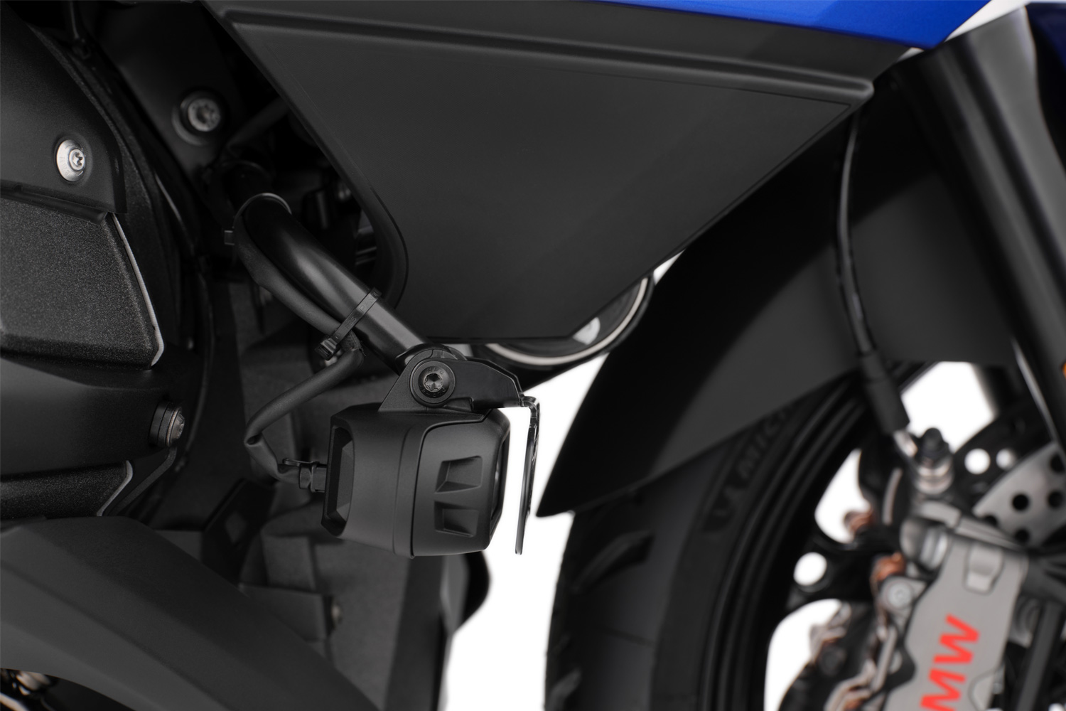 Защита стекол штатного допсвета R1300RT (Headlight guard for original LED auxiliary headlights R 1300 RT - black)