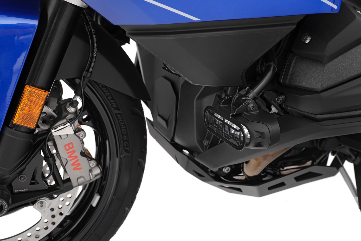 Защита стекол штатного допсвета R1300RT (Headlight guard for original LED auxiliary headlights R 1300 RT - black)