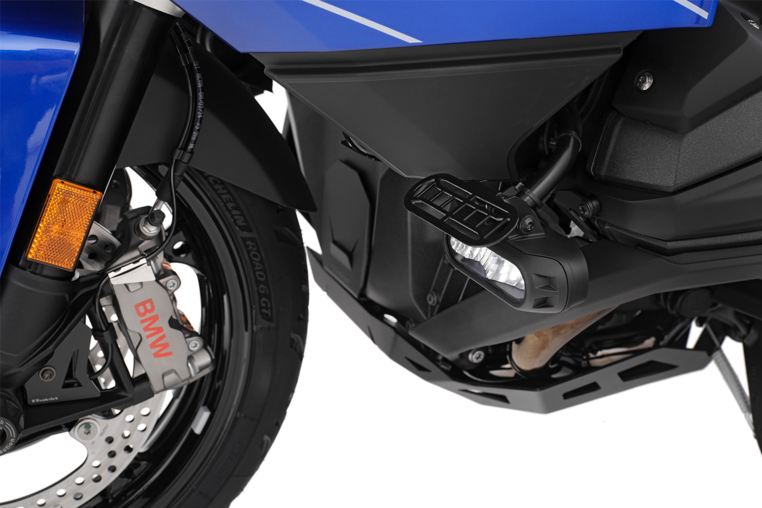 Защита стекол штатного допсвета R1300RT (Headlight guard for original LED auxiliary headlights R 1300 RT - black)