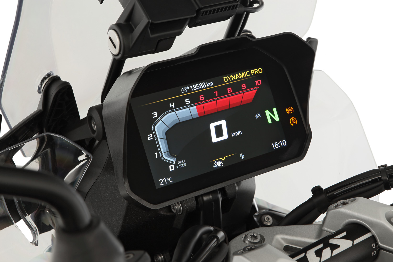Козырек на приборную панель TFT (Wunderlich Glare shield for Cockpit TFT 6.5 inch - Connectivity Display - black)