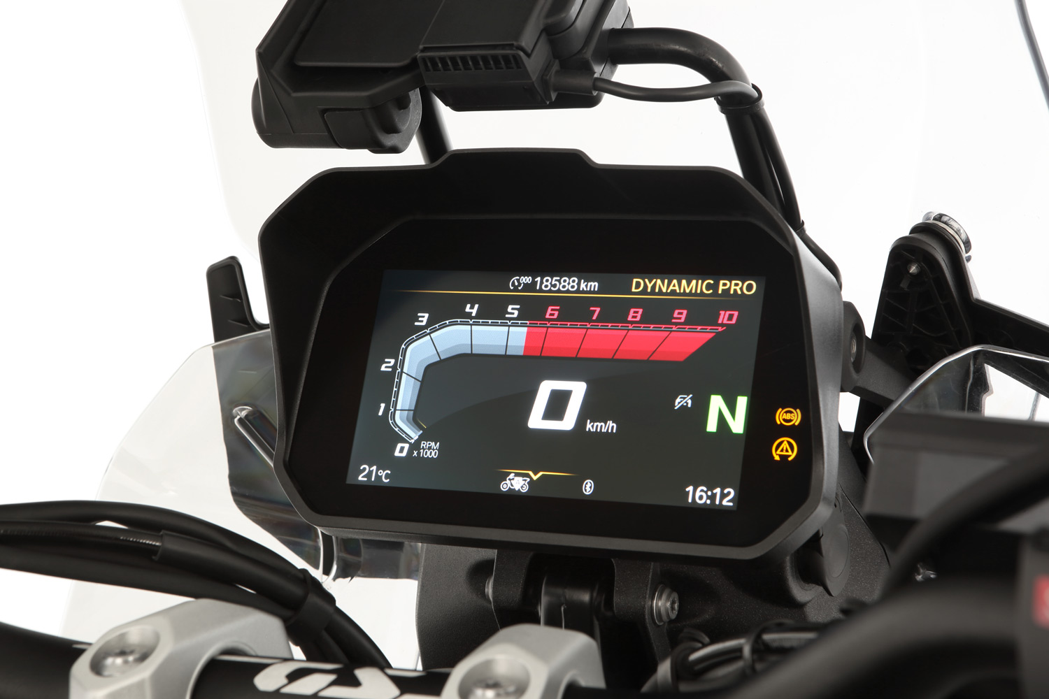 Козырек на приборную панель TFT (Wunderlich Glare shield for Cockpit TFT 6.5 inch - Connectivity Display - black)